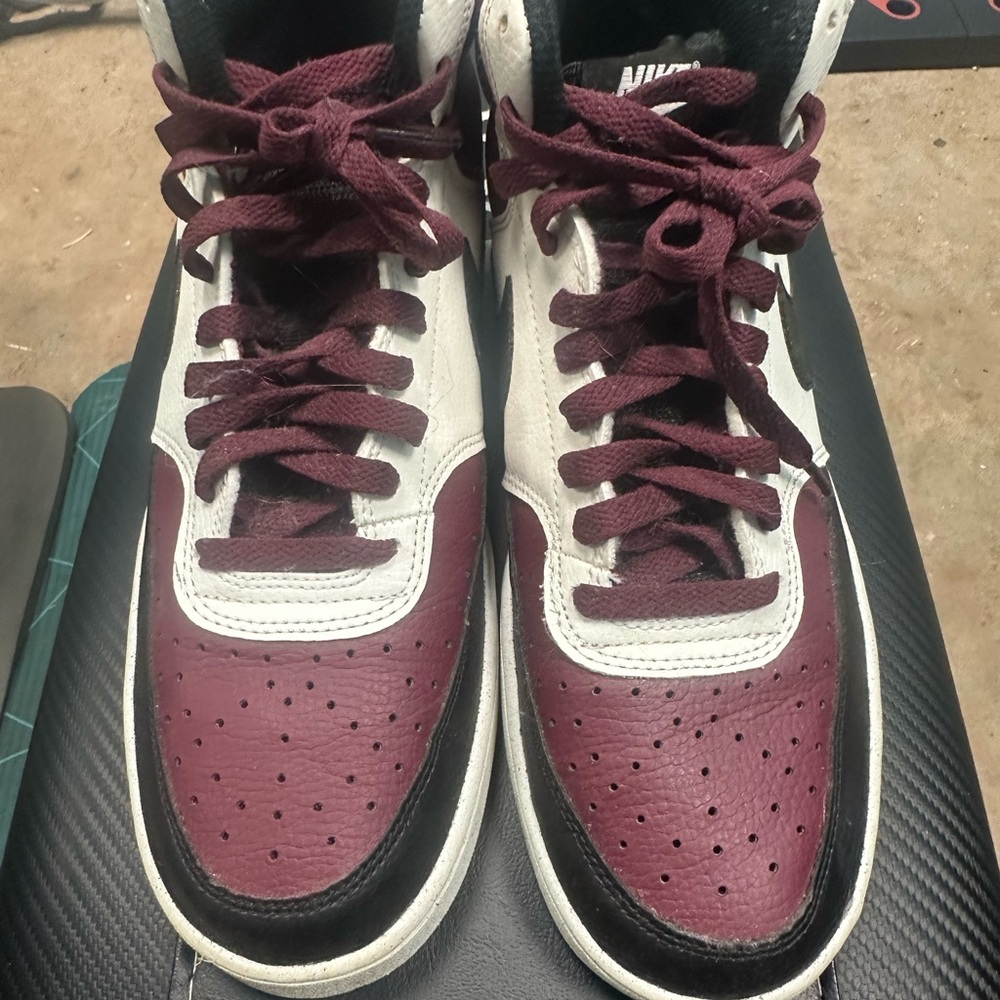 Nike Red and Black Athletic Shoes